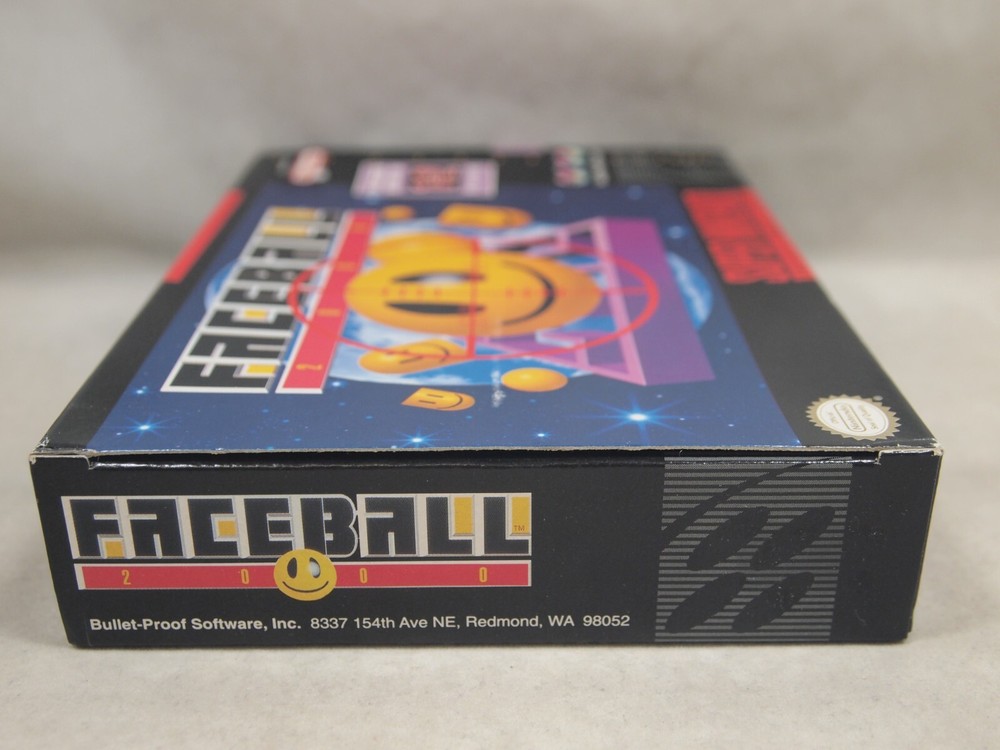 Faceball 2000 (Super Nintendo | SNES) Authentic BOX ONLY
