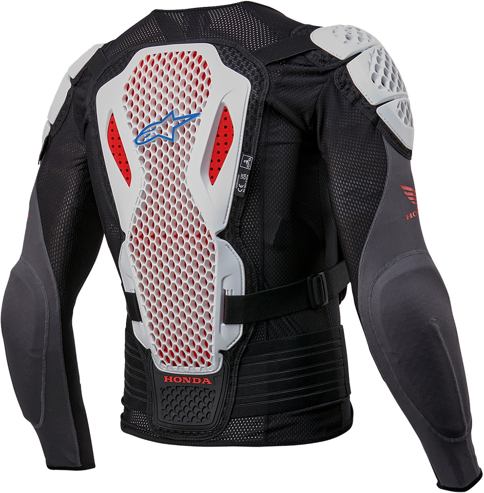 ALPINESTARS For Honda Bionic Plus V2 Protection Jacket - Black/White/Blue/Bright