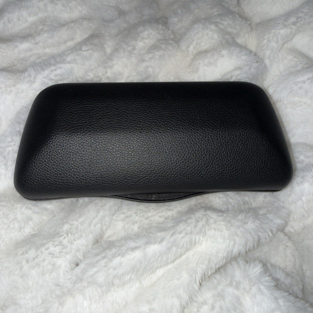 BALENCIAGA Empty Hard Clamshell Sunglasses Case Authentic Black Geometric NEW