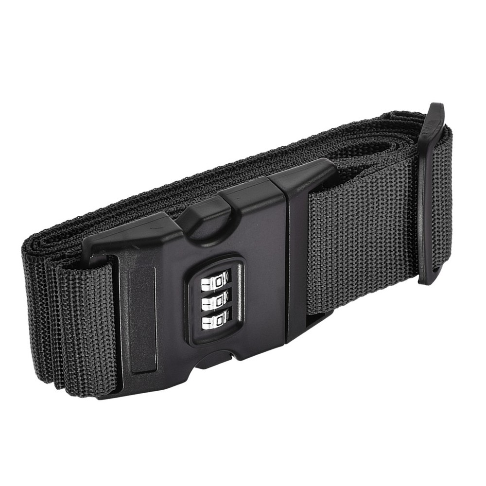 Luggage Strap Suitcase Belt with Buckle Combination Lock 2Mx5cm Adjustable
