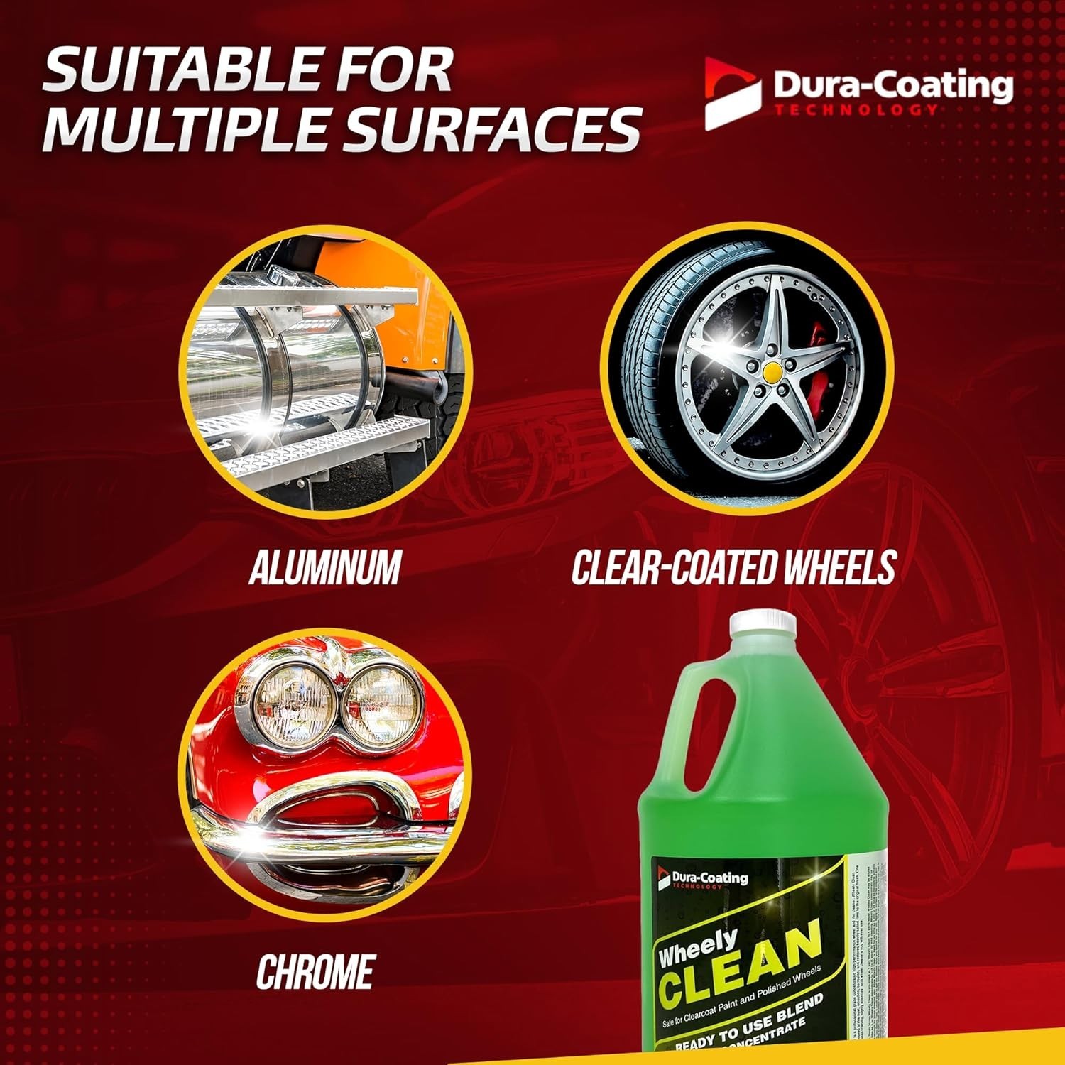DURA-COATING TECHNOLOGY Wheely Clean Professional Wheel Cleaner Highly Effective
