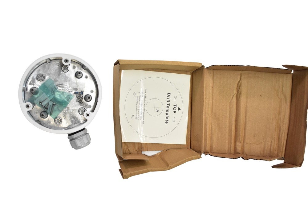 Hikvision CB140PT Junction Box Camera Mount Conduit Base White with Hardware