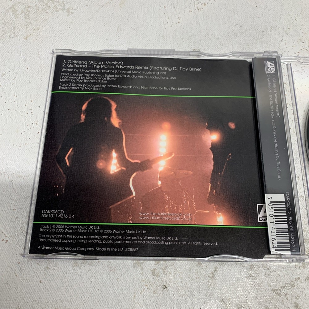 Girlfriend by Darkness (Cd5 Maxi-Single, 2008)