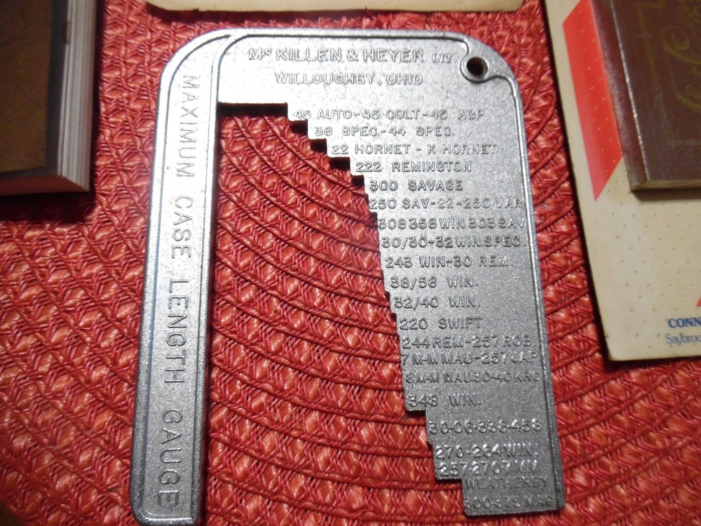 Case Length Gauge McKillen & Heyer Ohio Reloading W/Paper NOS MUZZLELOADING BOOK