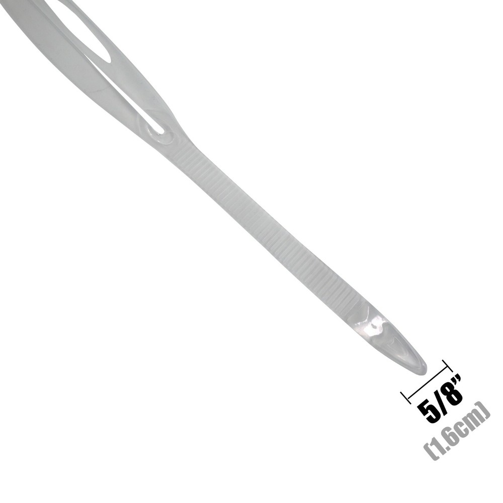 Scuba Dive Snorkeling Mask Silicone Strap Replacement - Clear 5/8" Width Thin