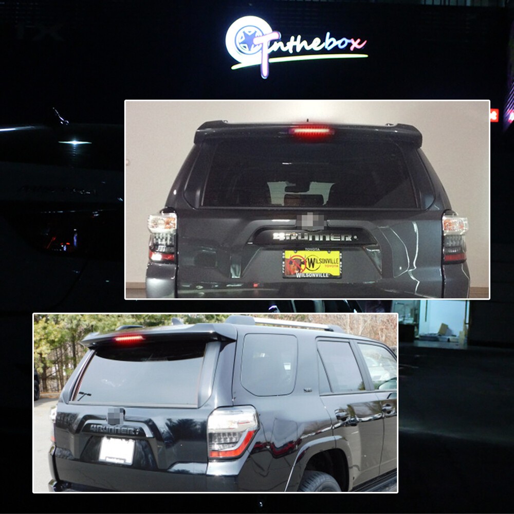 Black 3D LED Tube/9-LED 3rd Brake Light Assembly For Toyota Prius 4Runner Sienna