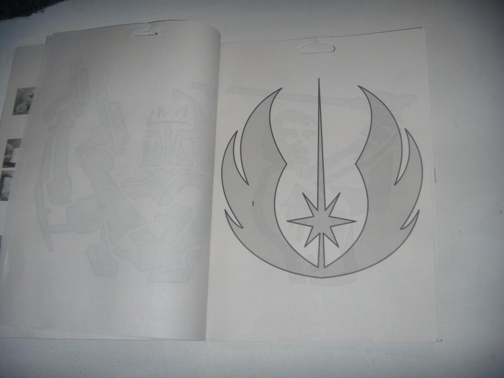 Star Wars Clone Wars Pumpkin Carving Kit. 7 Patterns.