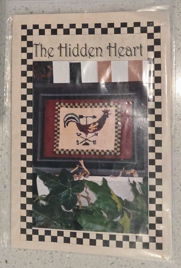 Hidden Heart Red Rooster Weathervane Oopsy Daisy Homefront 2 Punchneedle Pattern