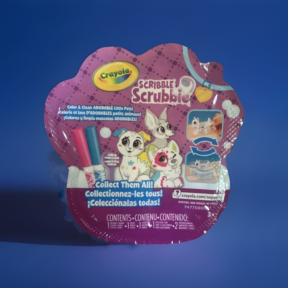 Crayola Scribble Scrubbies Pets Washable New In Box Greg