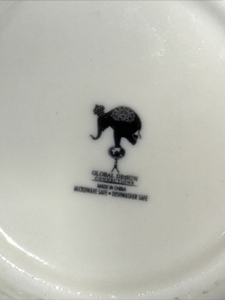 Global Designs Winter Chickadee teapot and creamer