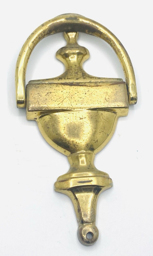 Vintage Victorian Style Solid Brass Drop Bail  Door Knocker S1