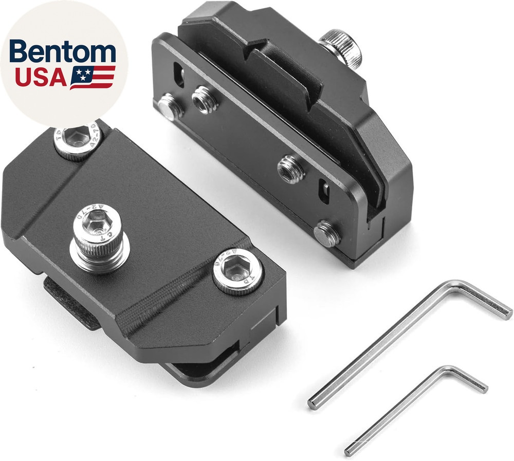 2PCS Universal Hood Light Mounting Brackets Ditch Light Brackets Adjustable Alum