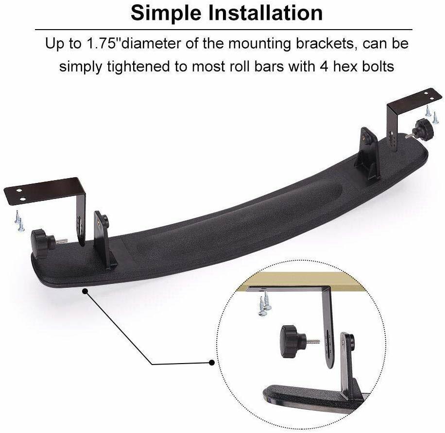 10L0L Extra Wide Golf Cart Panoramic Rear View Mirror for Yamaha EZGO Club Car