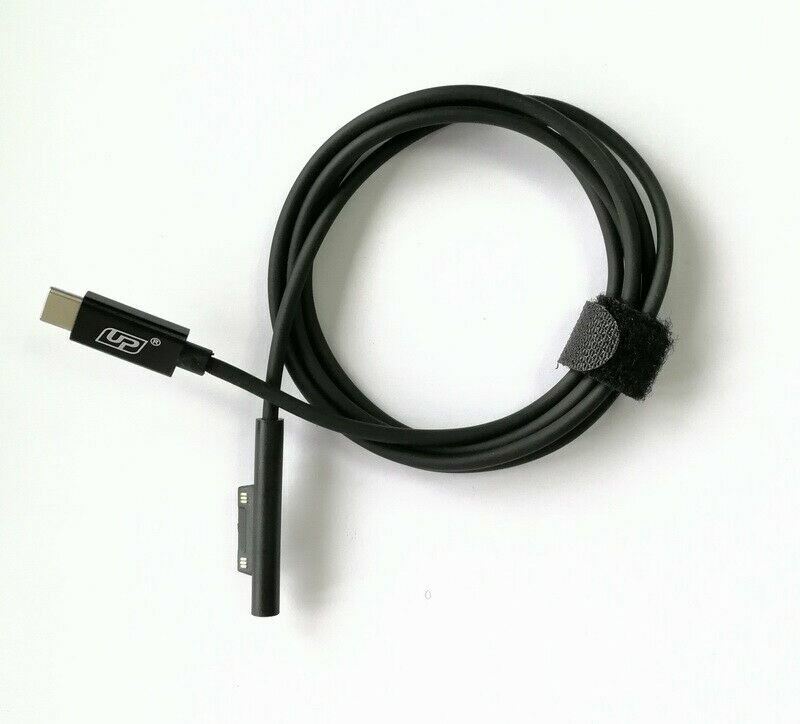 USB-C Type C PD Charger Adapter Cable For Microsoft Surface go Pro 6 5 4 3 Book