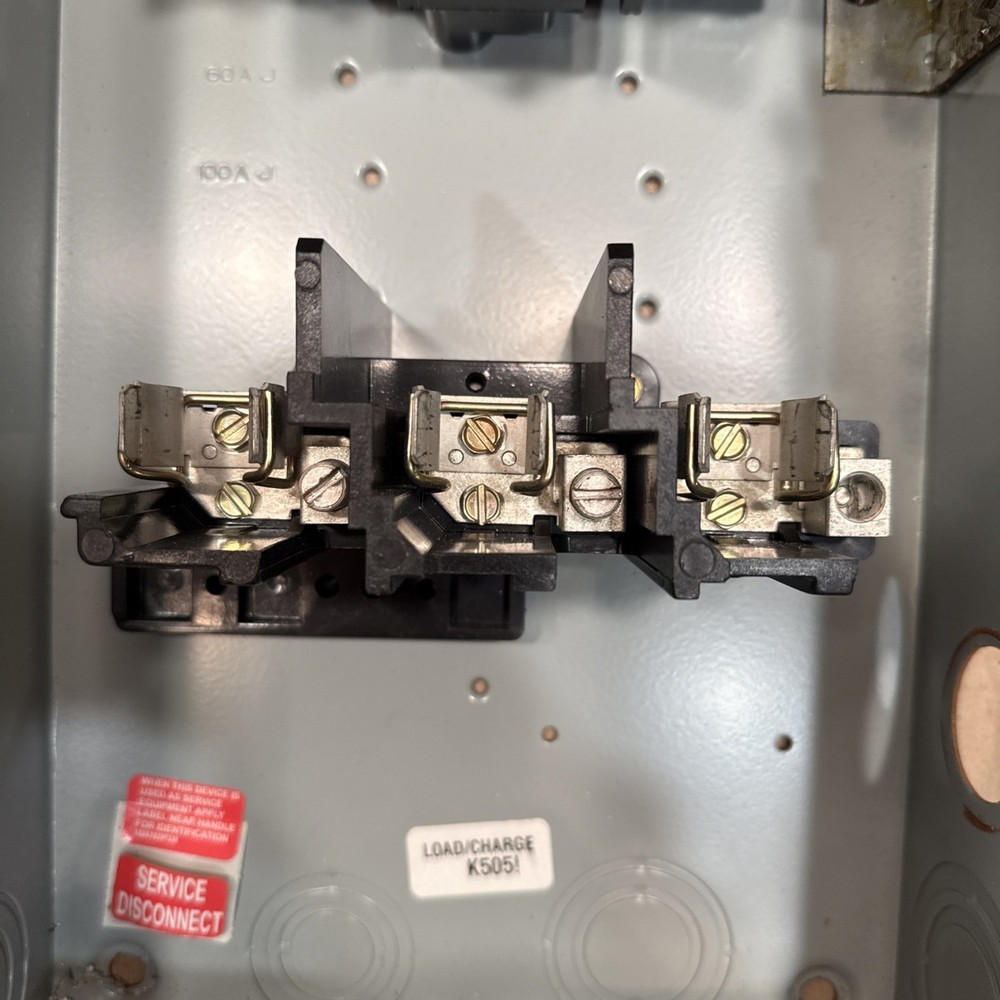 GE TH3362 Disconnect Model 10 60 Amp 600 Volt