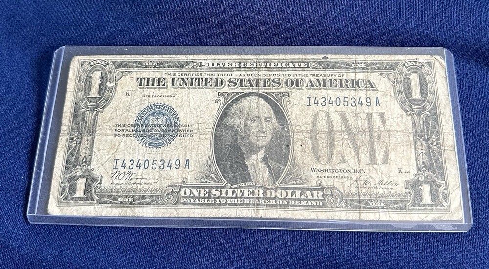 1928 funny back silver certificate