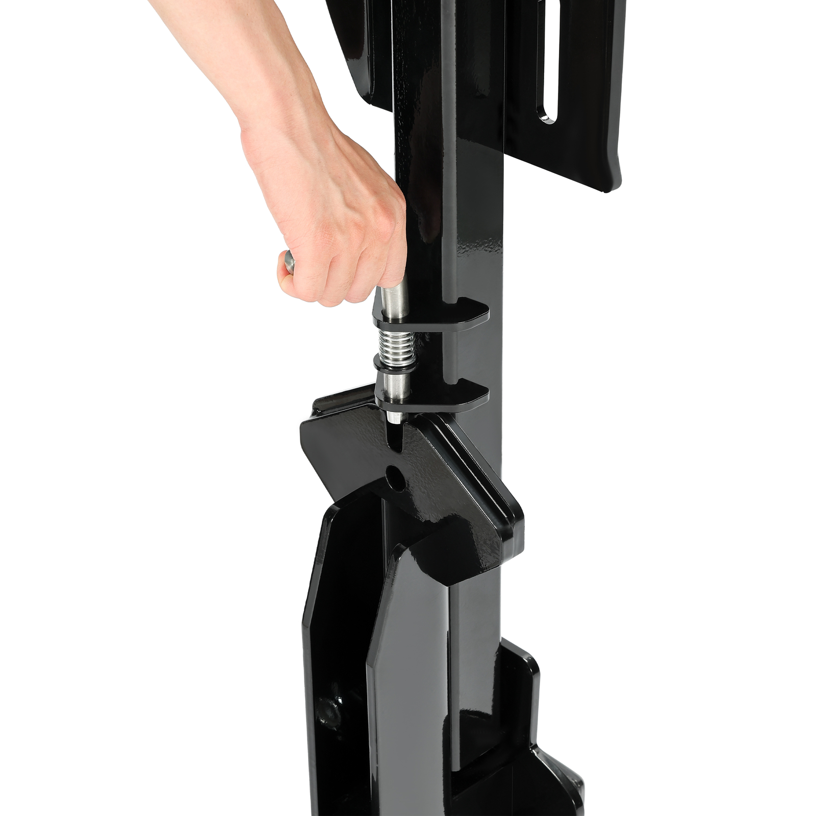 Hitch Mounted Spare Tire Carrier For 16" 16.5" 19.5" 22.5" 24" Motorhomes Wheels