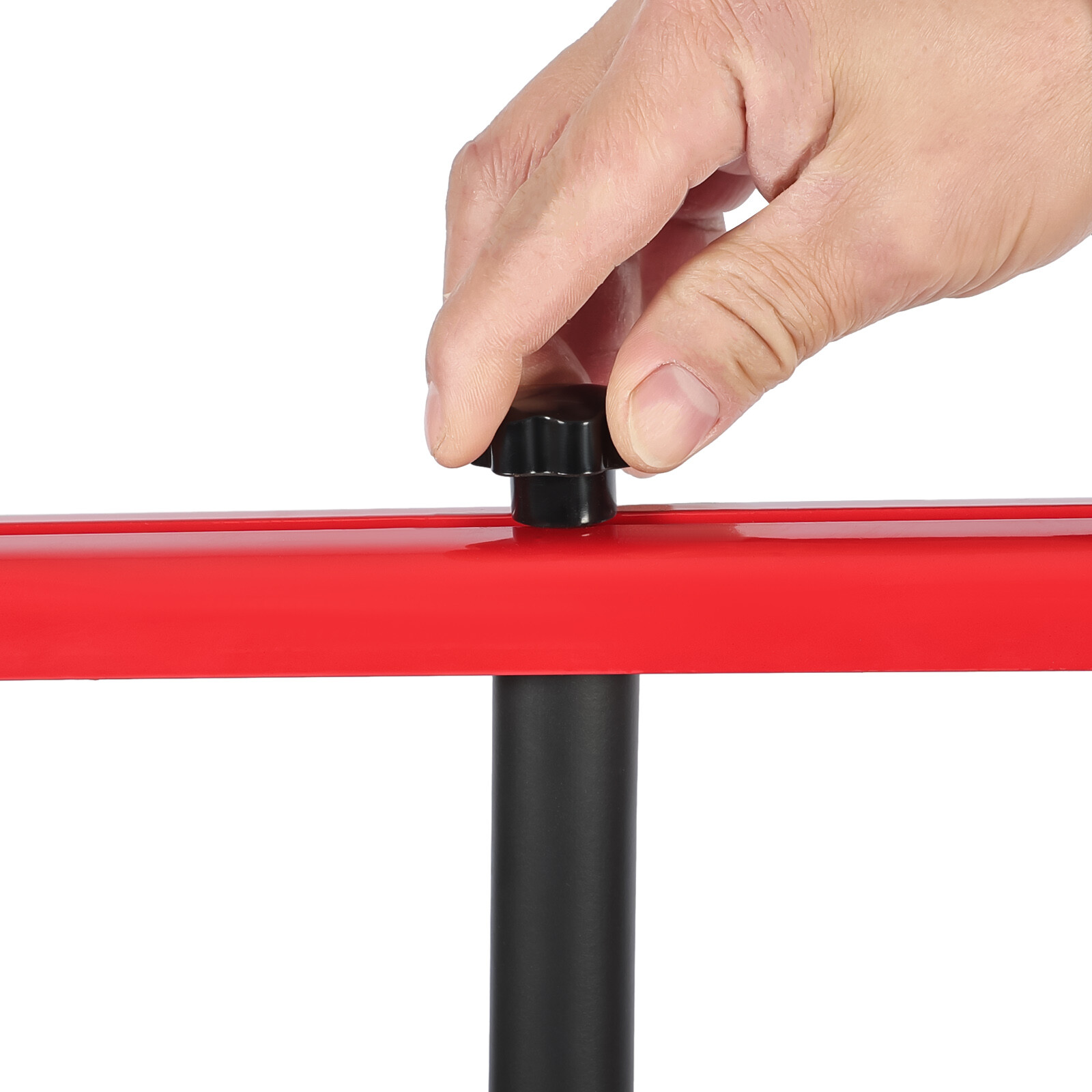 Mechanical Car Door Lift Jack Hydraulic Press and Bumper Handler Stand New Red