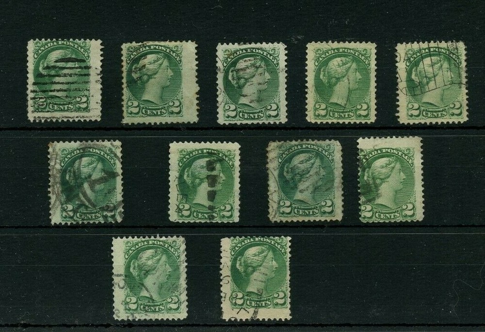 JUMBO margin 2c SMALL QUEENS Canada used