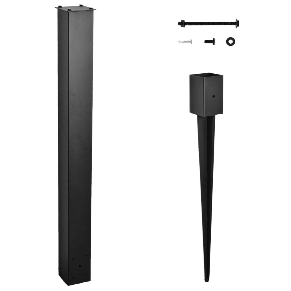Heavy Duty Mailbox Post, 43" In-Ground Mounting Post for Use with Style 1