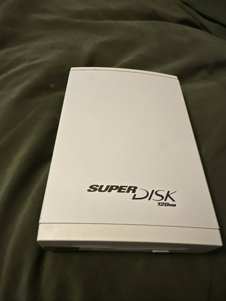 IMATION SUPERDISK 120MB PARALLEL PORT DRIVE 11795 UNTESTED
