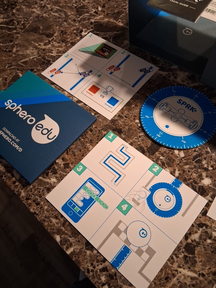2-Sphero edu SPRK+ Programmable Robot Ball K001-ROW Learn Coding & Programming