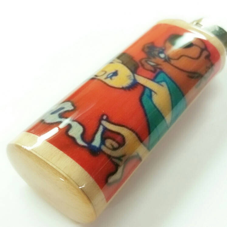 Shaggy Smoking Lighter Case Holder Sleeve Cover Fits Bic Lighters