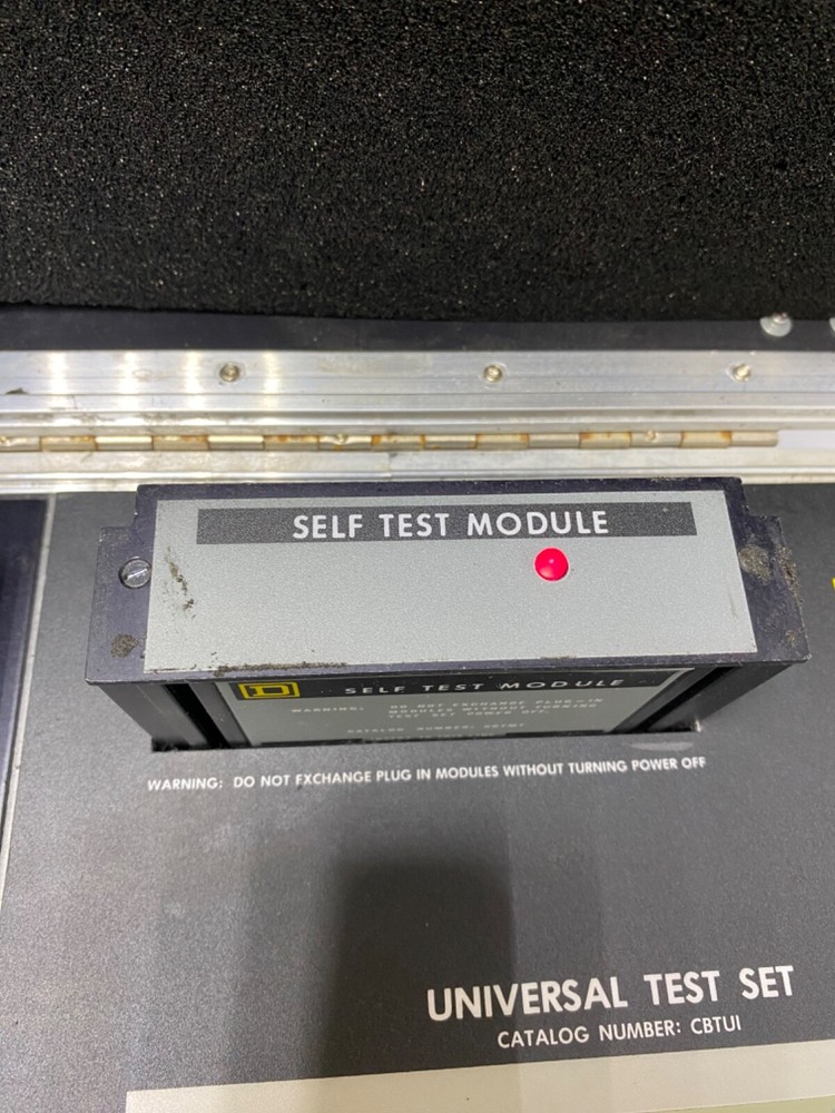 Square D Universal Test Set CBTUI, CBTM3 ME-NE-PE Test Module, TIF 770