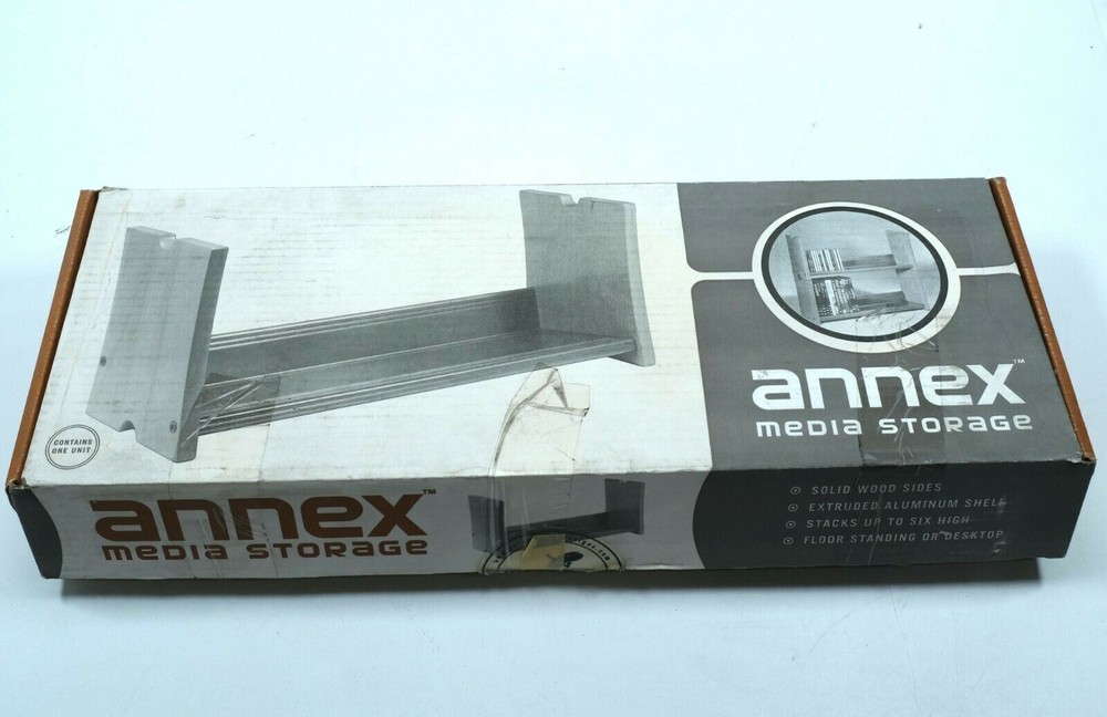 Annex Media Storage Cherry Wood