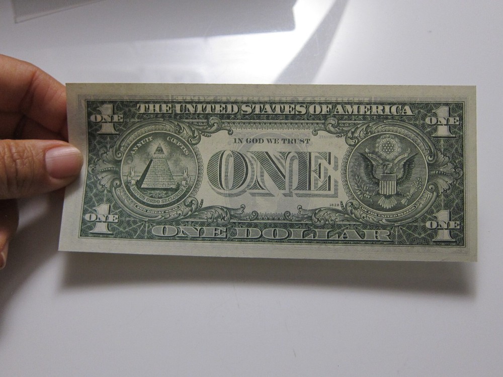 1974 $1 Error Note Insufficient Ink 3rd Printing