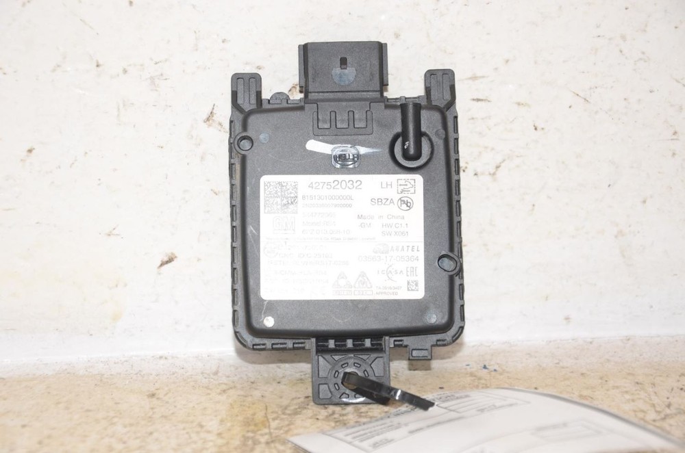 2021 CHEVY TRAILBLAZER Rear Side Object Sensing Alert Module LEFT DRIVER 888294
