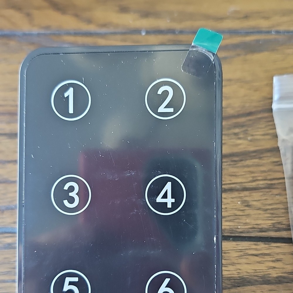 Wireless Black Security Keypad 6 Numbered Buttons 2 Pack