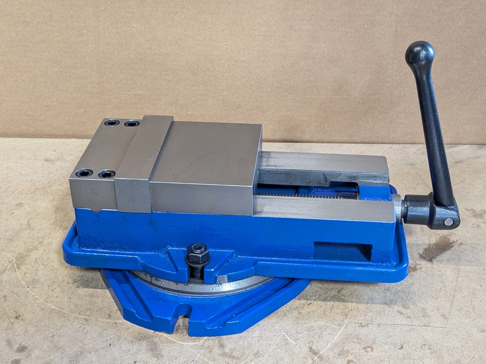 Precision Milling Machine Vise w/ Swivel Base 6" Jaw Width 6" Opening Capacity
