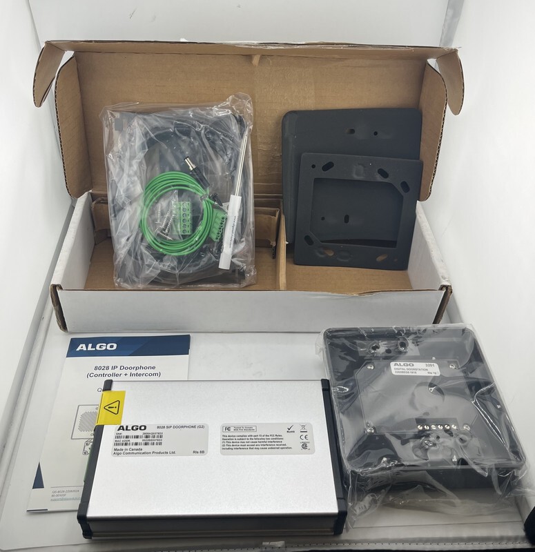 ALGO 8028 G2 SIP DOORPHONE/INTERCOM SYSTEM WITH SECURE DOOR CONTROL