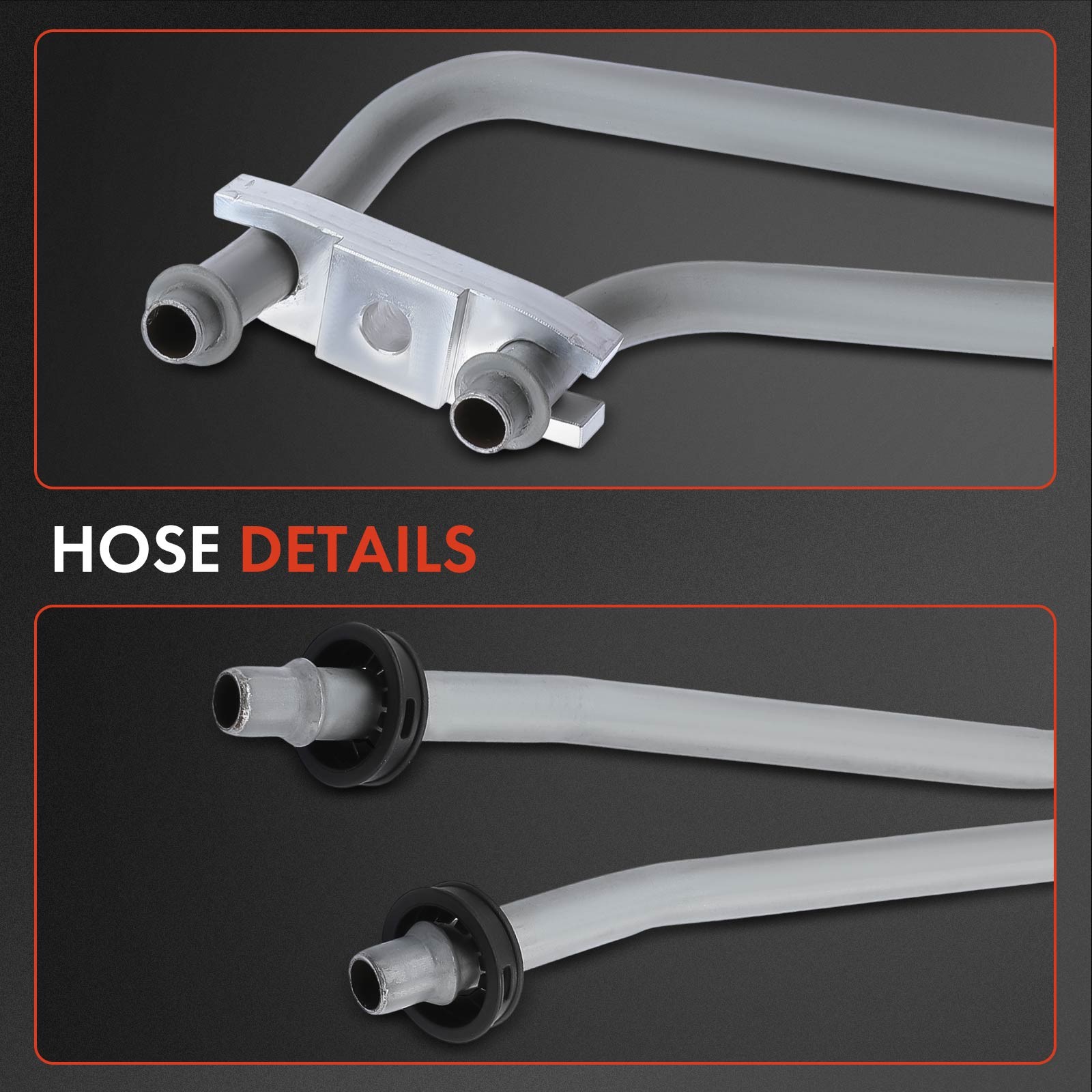 2x Inlet and Outlet(Upper) & Lower Transmission Oil Cooler Line for Jeep Liberty