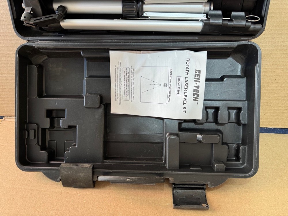Cen-tech rotary laser level kit model 92801