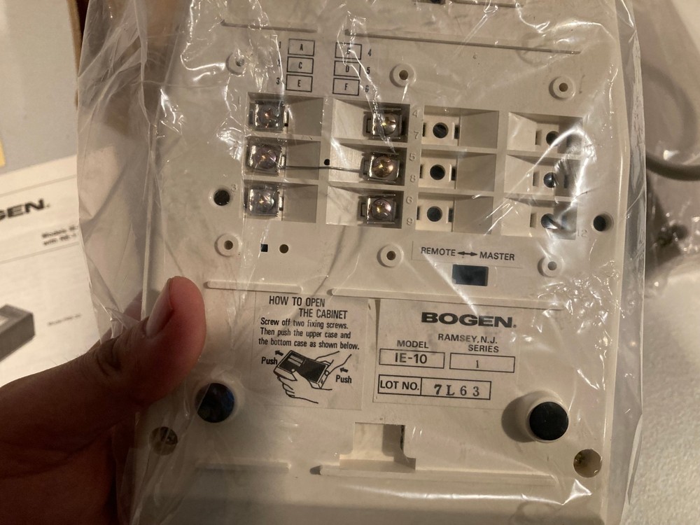 Bogen Model IE-10 Industrial Intercom System