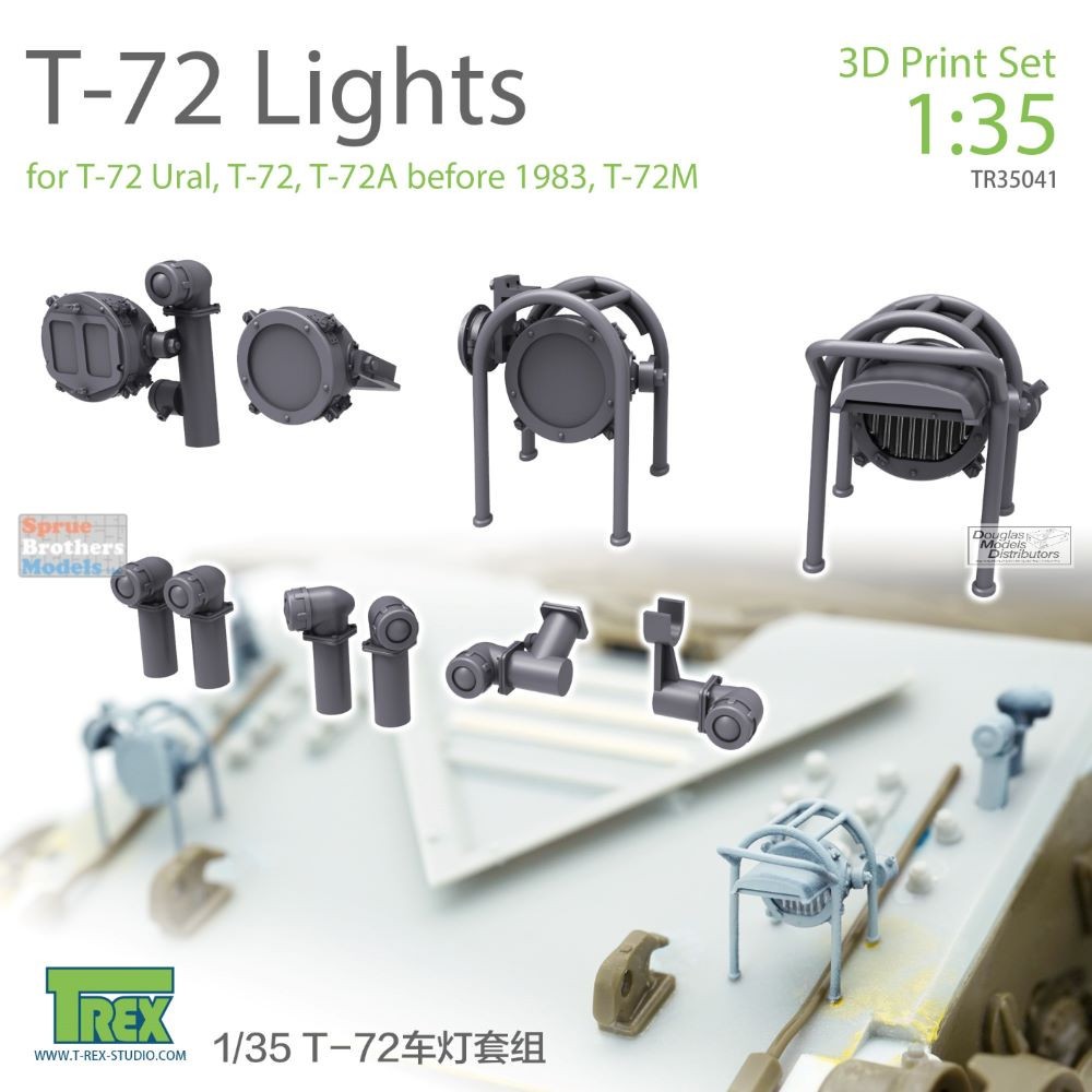 TRXTR35041 1:35 TRex - T-72 Lights Set