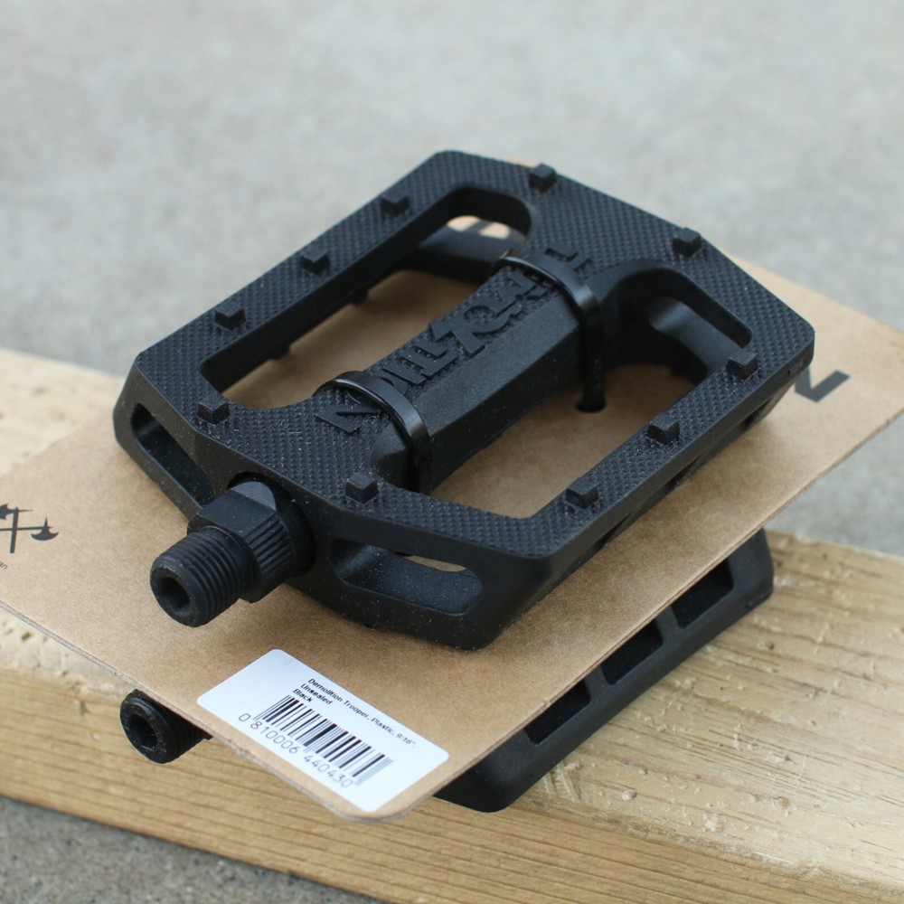 DEMOLITION BMX TROOPER PC PEDALS 9/16" BLACK