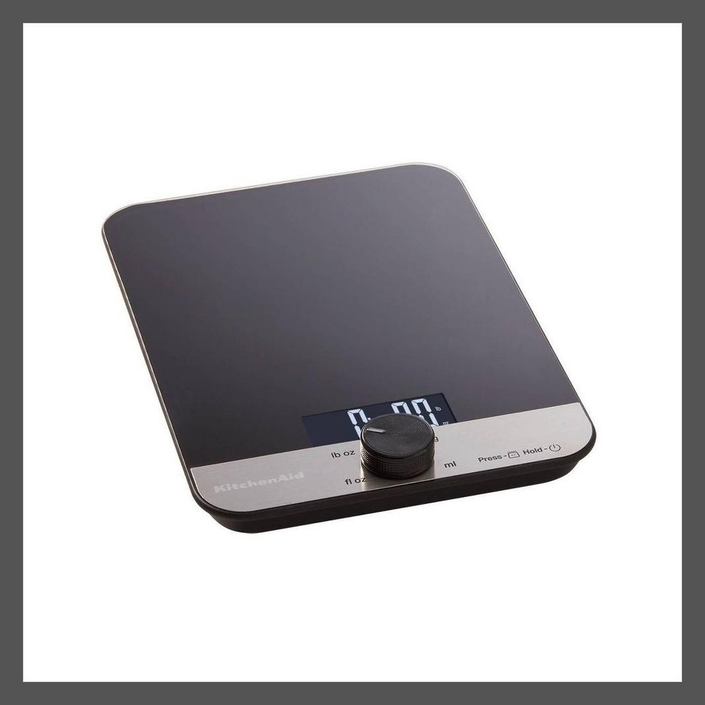 KitchenAid 11lb Glass Surface Kitchen Scale