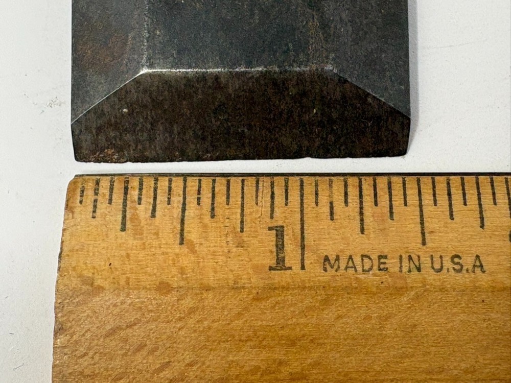 Vintage Stanley 1-1/2" Beveled Socket Chisel Woodworking Cabinetmaker Tool