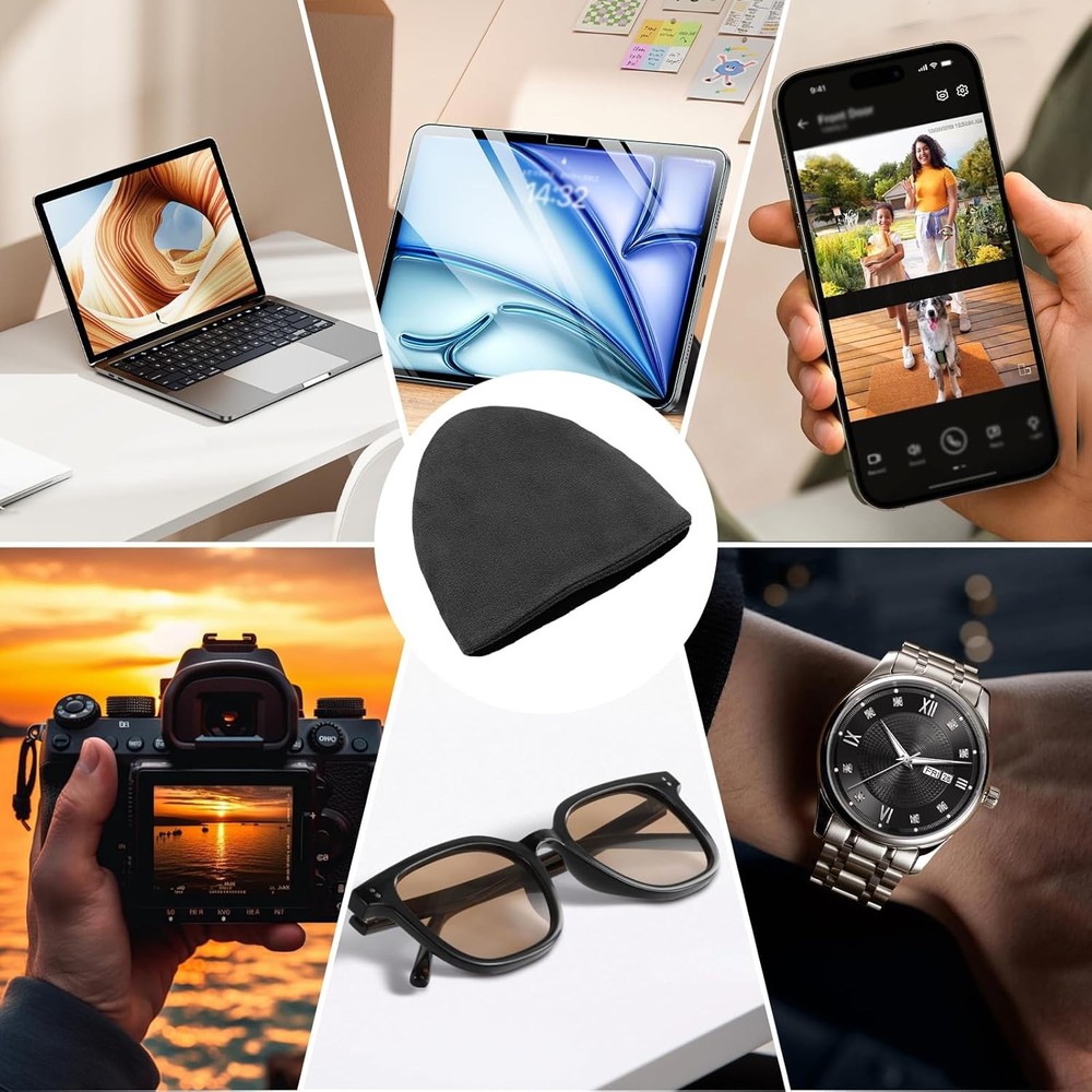 Car Screen Cleaner, Square Microfiber Cloth Non-Scratch Auto Touchscreen Cleanin