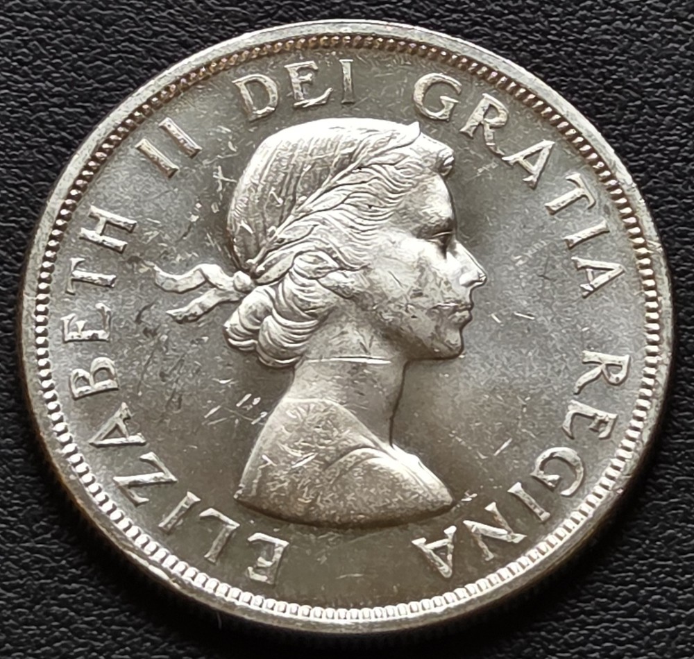 1963 Silver Dollar Canada - 80% Silver - Mint Condition