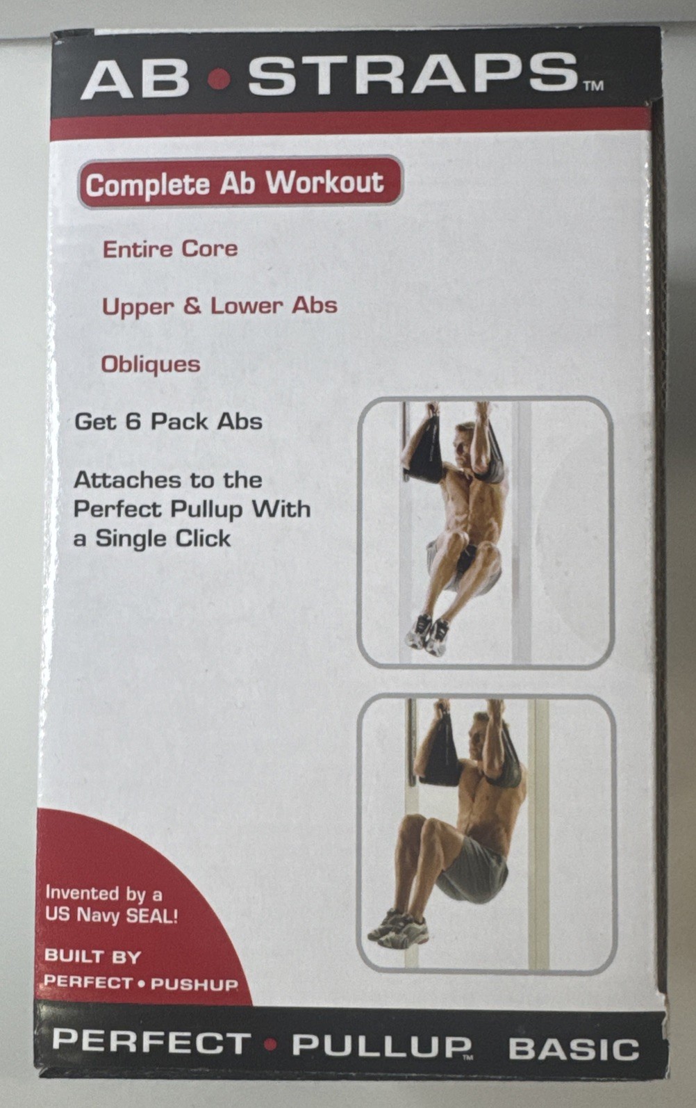 AB Straps Perfect Pull Up Fitness ABS Abdominal Workout 6 Pack As Seen on TV