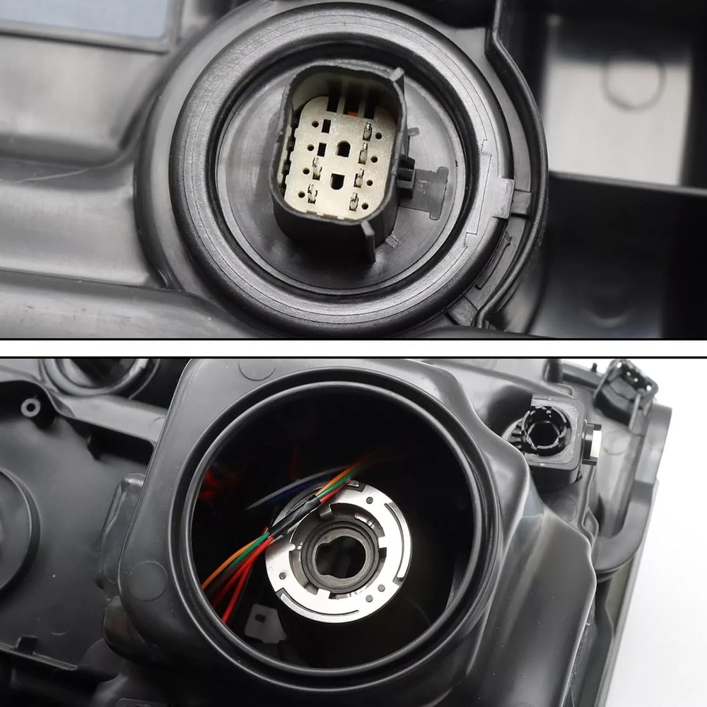 Headlights Assembly Compatible with 2016-2018 Chevy Silverado 1500 & 2019 Silver