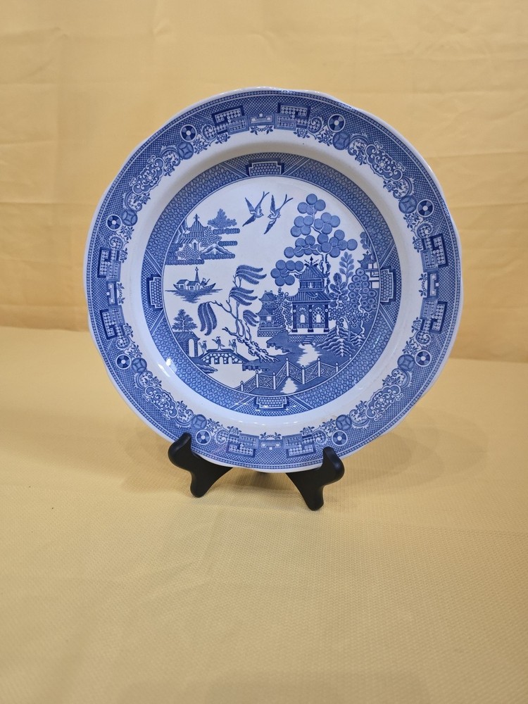 Italian Spode Traditions Series Castle Blue Dinner Plate
