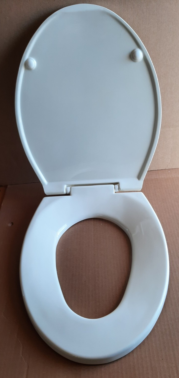 Toilet Seat American Standard Church Seat C-252 Elongated Bowl Off White