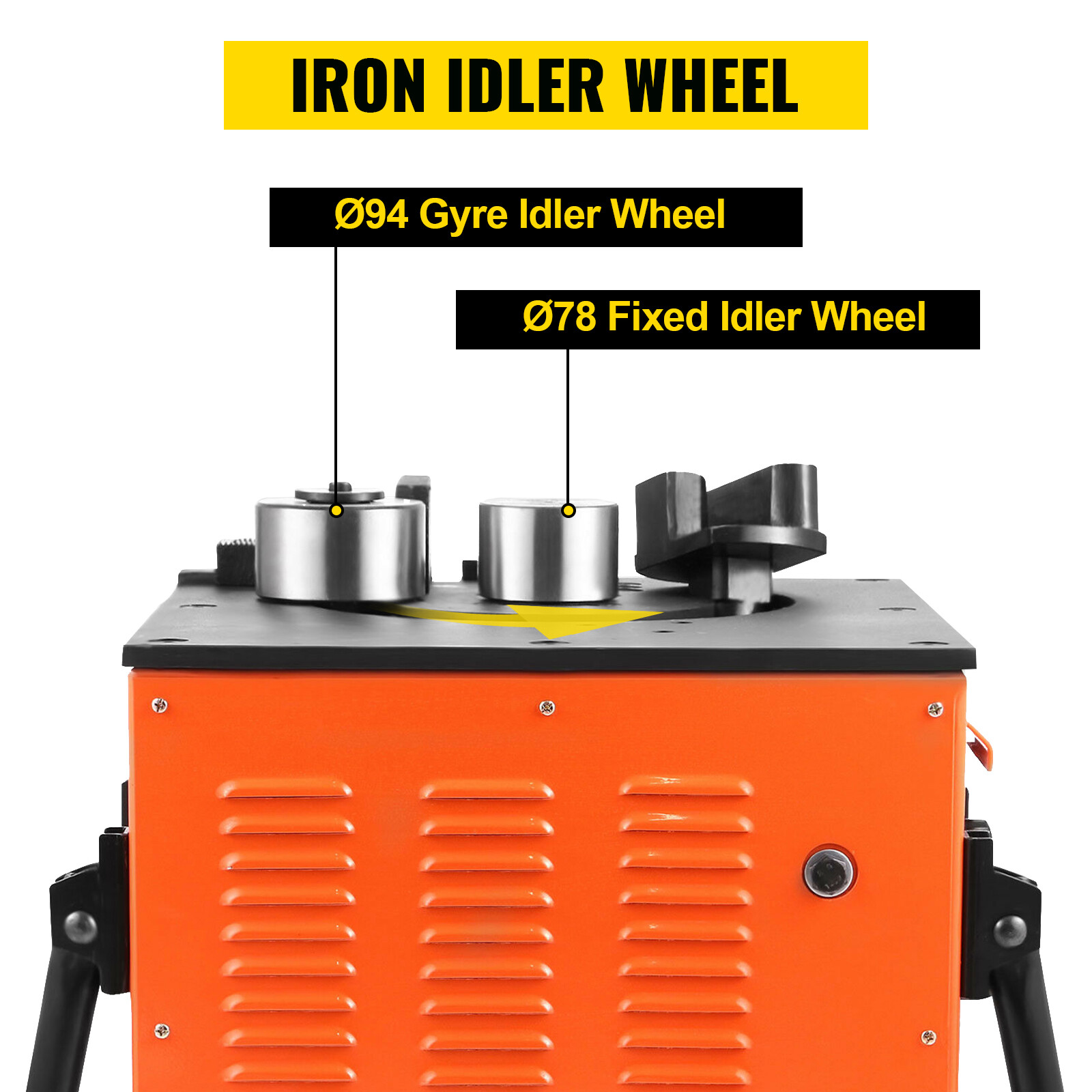 VEVOR 1" #8 Electric Rebar Bender w/ 2 Foot Controls RB-25 Bending Machine