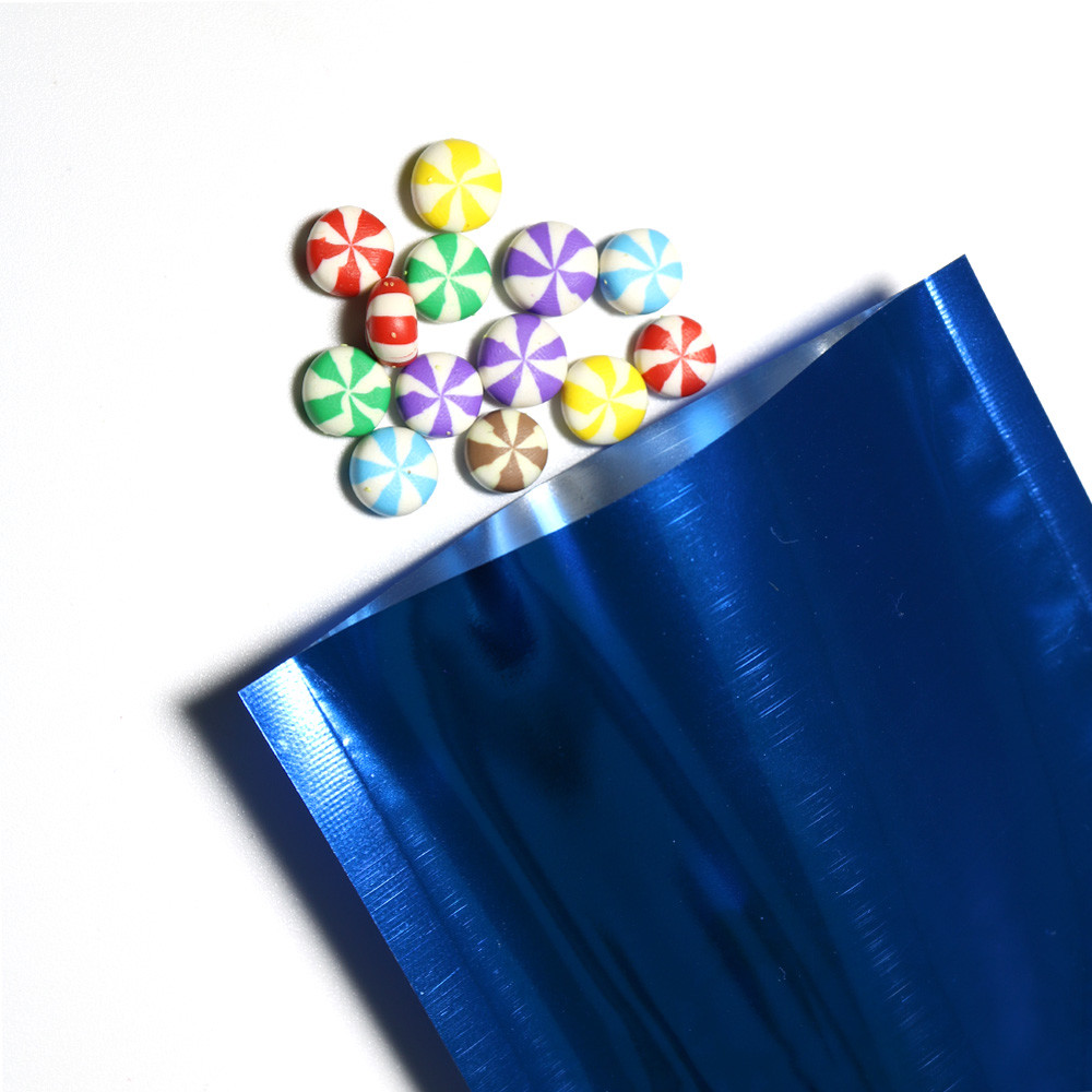 Variety of Colors & Sizes Flat Mylar Foil Heat-Sealable Open Top Pouch Bag M1