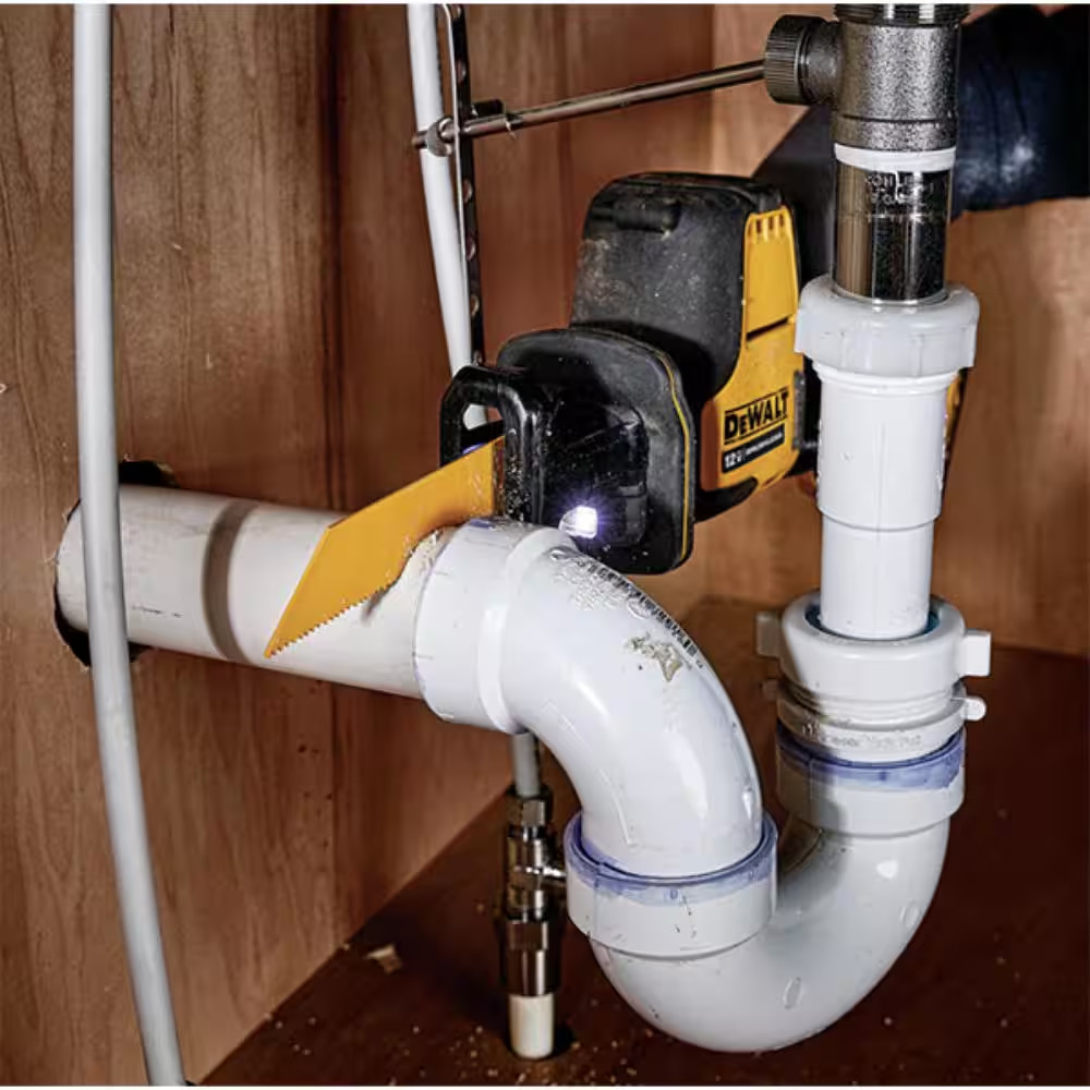 6 In. 10/14 TPI Straight Back Bi Metal Reciprocating Saw Blade (5-Pack)